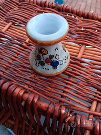 PORTACANDELA IN CERAMICA