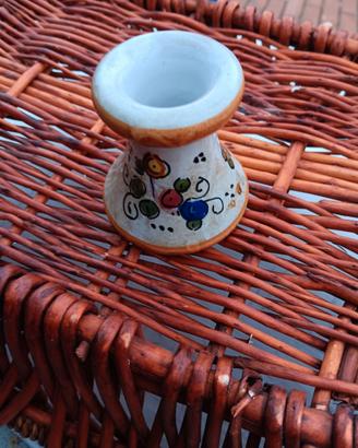 PORTACANDELA IN CERAMICA