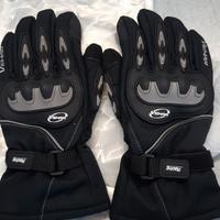 guanti da moto invernali con protezioni tg.M