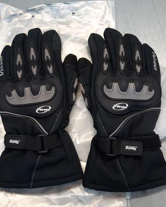 guanti da moto invernali con protezioni tg.M