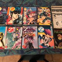 Fumetti manga giapponesi in blocco.