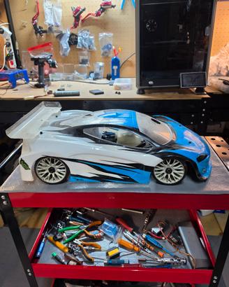 serpent srx8 gt tqi tq 1/8 pista on road 