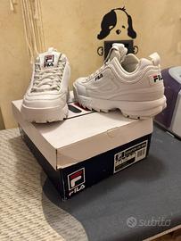 Scarpe FILA Disruptor Low bianche – taglia 39