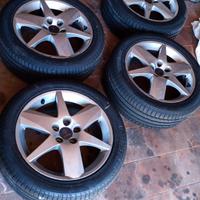 cerchi 17" con gomme Saab 9-3 5x110