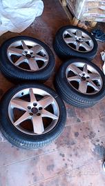 cerchi 17" con gomme Saab 9-3 5x110