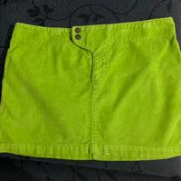 Minigonna velluto Benetton taglia M