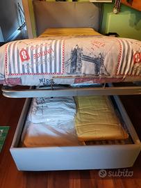 Letto singolo contenitore 