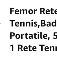 Rete portatile da tennis e pallavolo