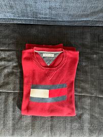 Maglione Tommy Hilfiger Rosso XL