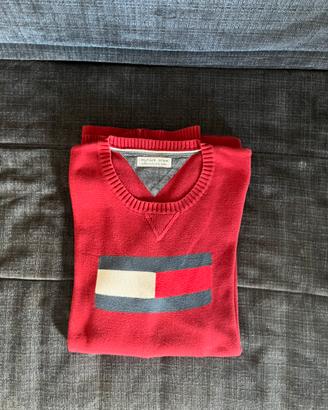 Maglione Tommy Hilfiger Rosso XL