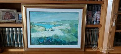 OLIO SU TELA 50X70 - MARINA SARDA (GUIDI 85). Sped
