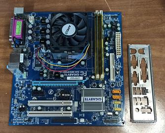 Scheda madre Gigabyte GA-M61PME-S2 + cpu AMD + ram