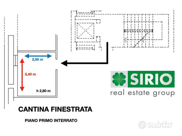 CANTINA DI 10 MQ UTILI AL RESIDENCE MORETTI