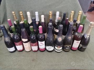 30 bottiglie spumante prosecco vino ecc mai aperte