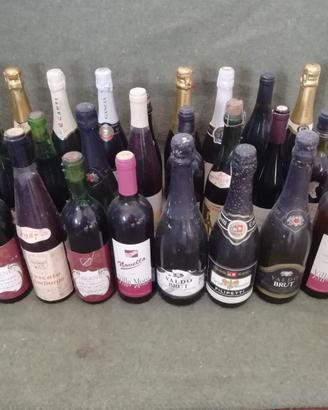 30 bottiglie spumante prosecco vino ecc mai aperte