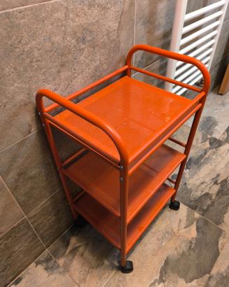 Carrello verniciato rosso