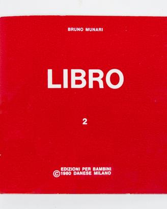 Bruno Munari Danese Milano PRELIBRO n.2 del 1980