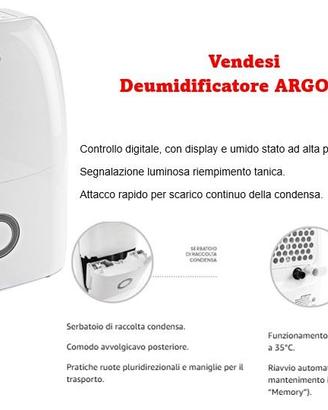 Deomidificatore Argo Dry