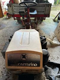 Motocoltivatore con carrello ribaltabile