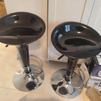 set sgabelli bar neri