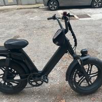 Bici elettrica xp funky total blak opaco