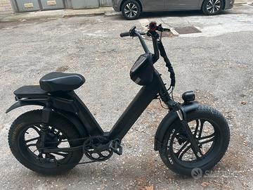Bici elettrica xp funky total blak opaco