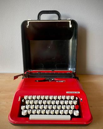 MACCHINA DA SCRIVERE UNDERWOOD 319 ROSSO BELLINI
