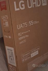 SMART TV LG 55 POLLICI ANDROID 4K NUOVO  GARANZIA 