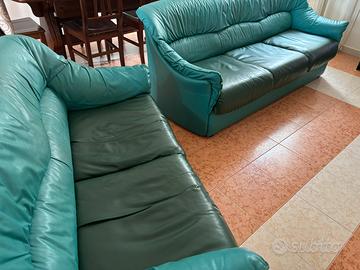 Coppia divani in similpelle 3+2 posti