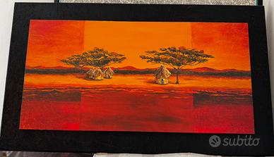 Quadro Africa Arancione