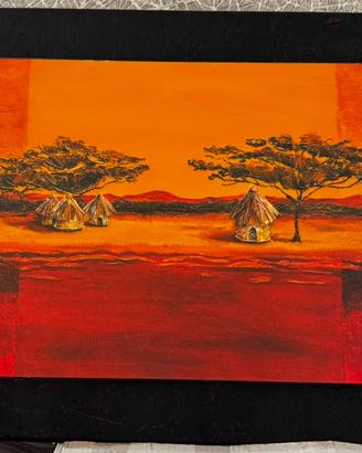 Quadro Africa Arancione
