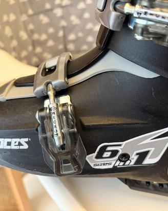 Scarponi sci bambino Roces IDEA 6 in 1 regolabili