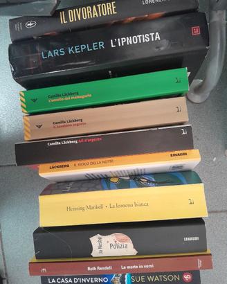 Gialli-Thriller Lotto 10 libri