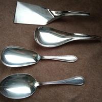 Silver Plate_4 chiucchiai da servizio