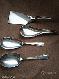 Silver Plate_4 chiucchiai da servizio