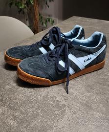 Scarpe Gola suade blu vintage n.38
