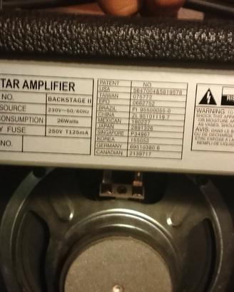 cassa amplificatore peavey