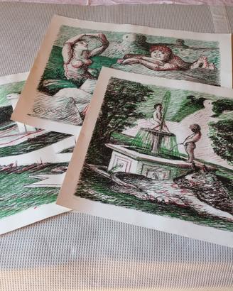 Litografie di Salvatore Fiume