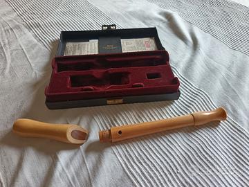 Flauto dolce soprano Moech Rondo acero