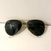Ray-Ban Aviator Polarizzati 62mm Oro – Originali