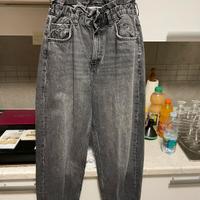 pantaloni larghi neri