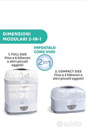 Sterilizzatore biberon chicco + scola biberon