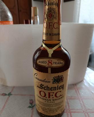 whisky schenley  Canadian whisky 1972-1980