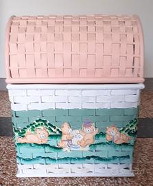 Contenitore portabiancheria / giocattoli decorato