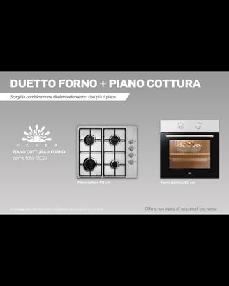 Forno e piano cottura duetto Perla