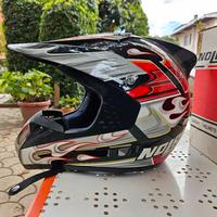 Casco Cross Nolan hellfire tg L