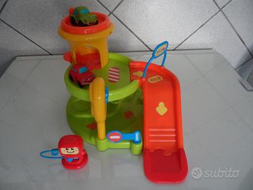 Gioco Garage con 3 veicoli per bambini