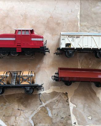 trenini vintage MARKLIN loco DHG 500 3078 + vagoni