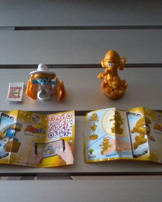 Puffi oro serieCOMPLETA/doppioni KINDER