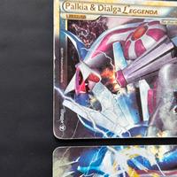 Carta pomemon Palkia e Dialga Leggenda